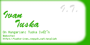 ivan tuska business card